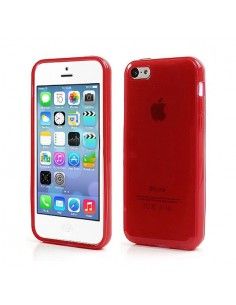 Funda gel TPU iPhone 5C roja