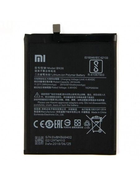 Bateria original Xiaomi Mi A2 / Mi 6X suelta (Bulk)