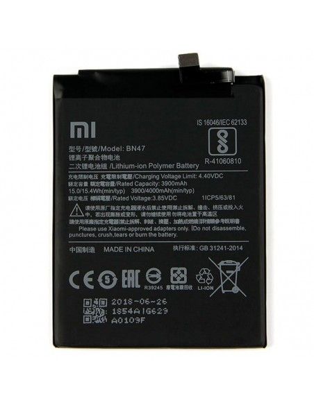 Bateria original Xiaomi Mi A2 Lite / 6 Pro suelta (Bulk)