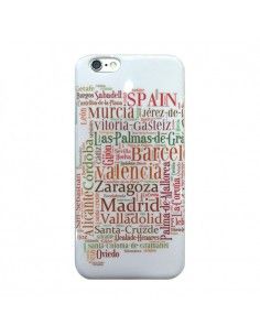 Carcasa TPU iPhone 6 / 6S diseño ciudades España