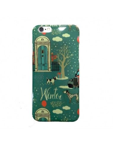 Carcasa TPU iPhone 6 / 6S diseño Winter