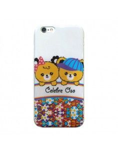 Carcasa TPU iPhone 6 / 6S diseño Célebre Oso
