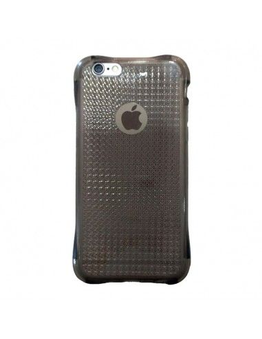Funda TPU esquinas reforzadas iPhone 6 / 6S diseño diamante negra o gris humo