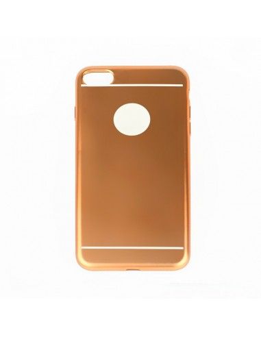 Carcasa TPU fino iPhone 6 / 6S metalizada dorada