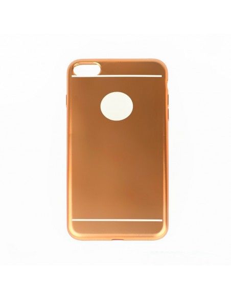 Carcasa TPU fino iPhone 6 / 6S metalizada dorada