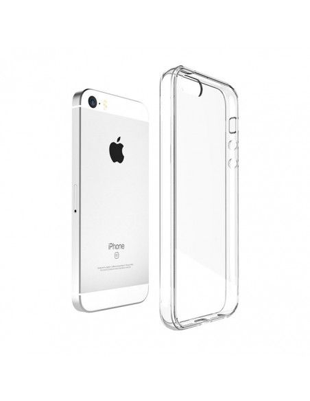 Carcasa transparente borde TPU iPhone 5 / 5S / SE transparente