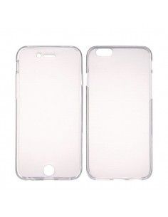Funda 2 en 1 gel TPU 3D 360º iPhone 6 / 6s transparente (Frontal + trasera) 2