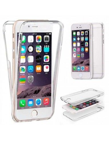 Carcasa 2 en 1 3D 360º iPhone 6 / 6s transparente (Frontal + trasera)