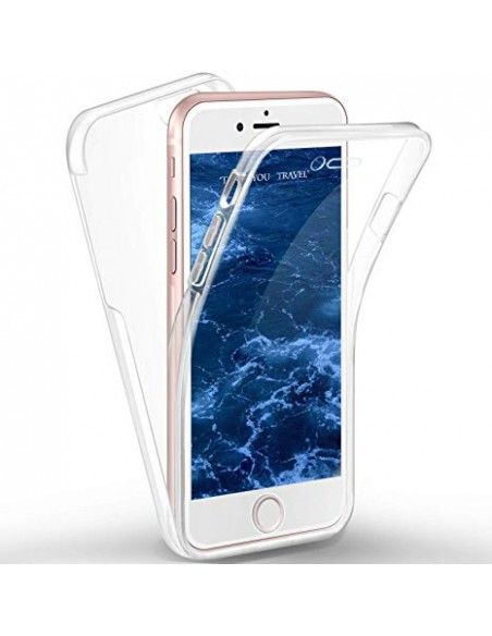 Carcasa 2 en 1 3D 360º iPhone 6 / 6s transparente (Frontal + trasera)