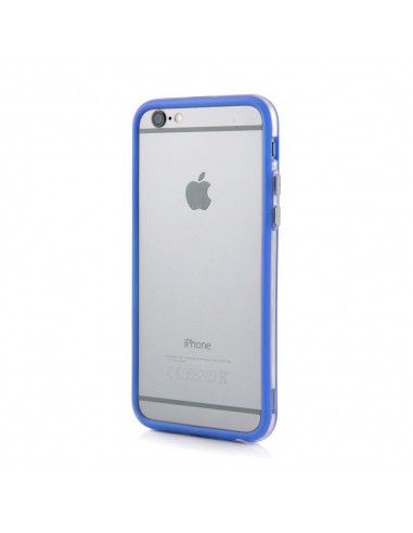 Bumper TPU iPhone 6 / 6S azul y transparente