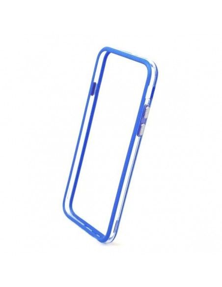 Bumper TPU iPhone 6 / 6S azul y transparente