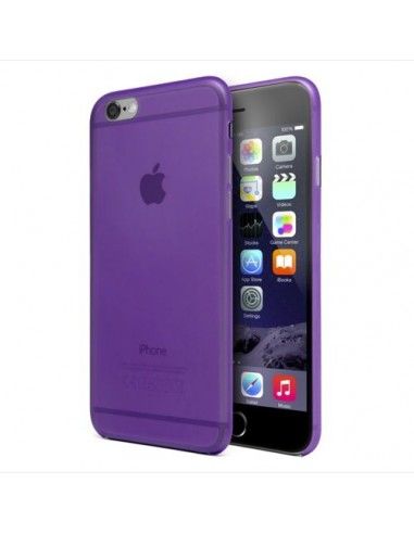 Funda gel TPU iPhone 6 Plus / 6s Plus translúcida morada