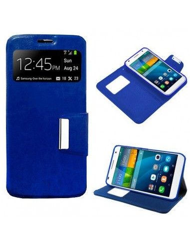 Funda libro soporte TPU Huawei G7 azul
