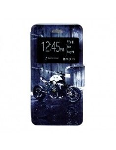 Funda libro soporte TPU iPhone 6 / 6S diseño Moto R&B