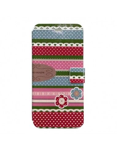 Funda libro soporte cartera iPhone 6 Plus / 6s Plus diseño Retales