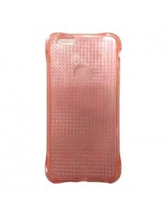 Funda TPU esquinas reforzadas iPhone 6 Plus / 6s Plus diseño diamante rosa cobre