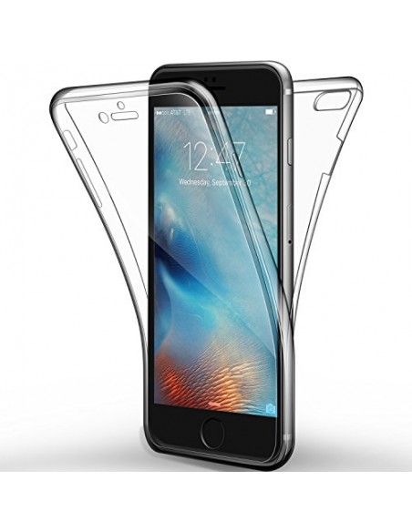Funda TPU 2 en 1 iPhone 6 Plus / 6s Plus transparente doble 360º