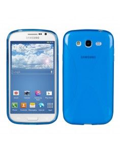 Funda gel TPU Samsung i9060 Galaxy Grand Neo / Grand Neo Plus azul