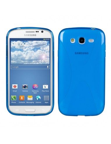 Funda gel TPU Samsung i9060 Galaxy Grand Neo / Grand Neo Plus azul