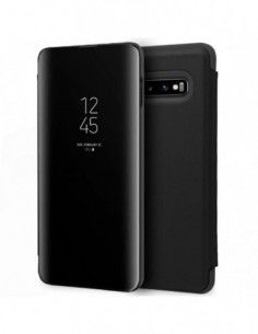 Funda libro soporte Samsung G973 Galaxy S10 Clear View negra