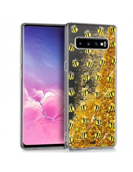 Carcasa TPU Samsung G973 Galaxy S10 Glitter Abejas