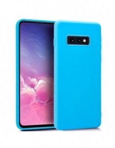Funda gel TPU Samsung G970 Galaxy S10e celeste