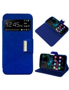 Funda libro soporte TPU Wiko Ridge 4G azul