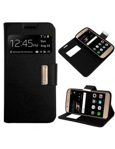 Funda libro soporte TPU Huawei P9 Lite negra