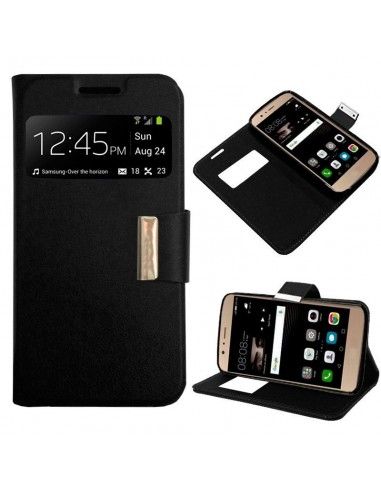 Funda libro soporte TPU Huawei P9 Lite negra