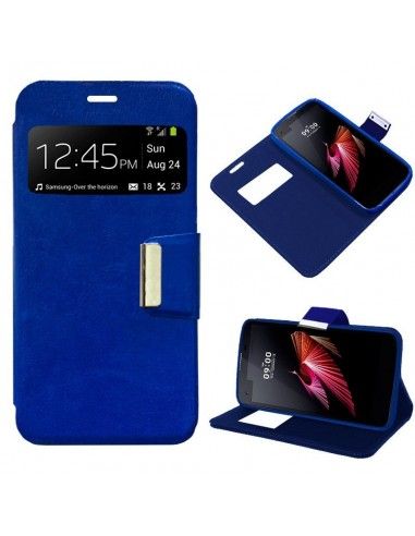Funda libro soporte TPU LG X Screen azul
