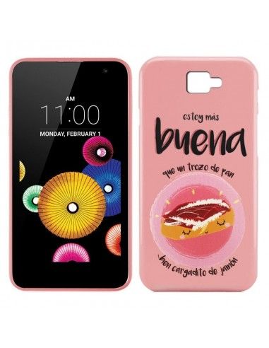 Carcasa TPU LG K4 diseño Frases Emoticonos Jamón