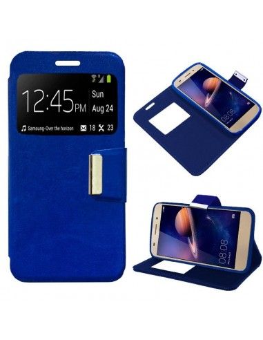 Funda libro soporte TPU Huawei Y6 II azul