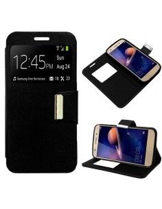 Funda libro soporte TPU Huawei Y6 II negra