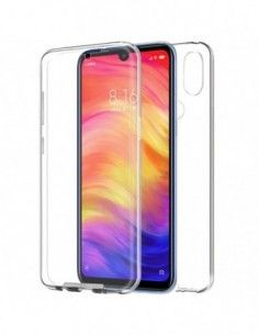 Funda gel TPU 3D Xiaomi Redmi Note 7 / Note 7 Pro transparente (Frontal + trasera)
