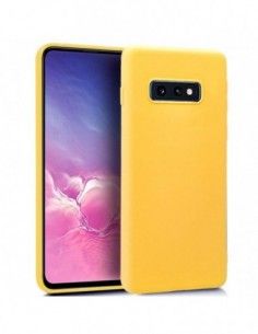 Funda gel TPU Samsung G970 Galaxy S10e amarilla