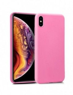 Funda gel TPU iPhone XS Max rosa