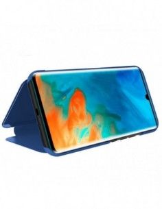 Funda libro soporte Huawei P30 Pro Clear View azul 2