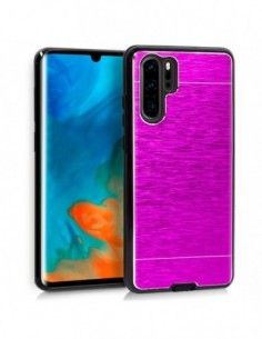 Carcasa aluminio cama TPU Huawei P30 Pro rosa