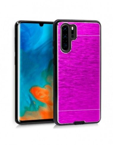 Carcasa aluminio cama TPU Huawei P30 Pro rosa