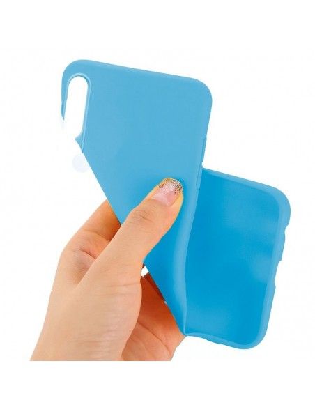 Funda gel TPU Huawei P30 Pro celeste