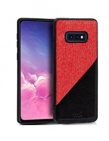 Carcasa TPU Samsung G970 Galaxy S10e diseño bicolor roja