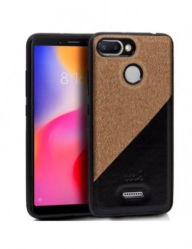 Carcasa TPU Xiaomi Redmi 6 / 6A diseño bicolor Beige