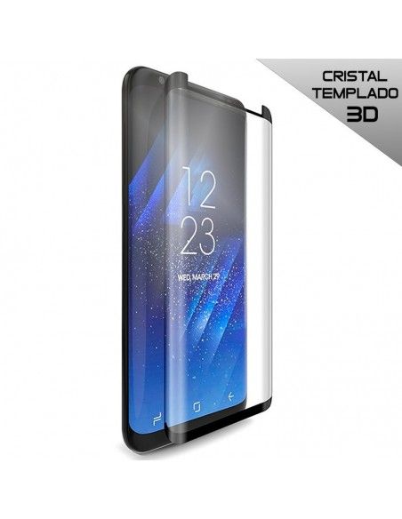 Protector pantalla vidrio templado Samsung G950 Galaxy S8 (Curvo borde negro)