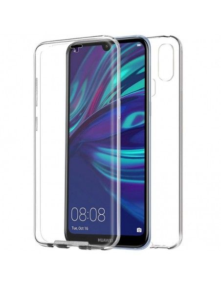 Funda gel TPU 3D Huawei Y7 (2019) transparente (Frontal + trasera)