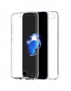 Funda gel TPU 3D iPhone 7 Plus / iPhone 8 Plus transparente (Frontal + trasera)