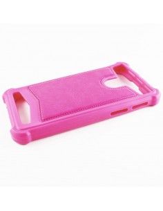 Funda universal reforzada silicona 4,7'' - 5'' pulgadas rosa 2