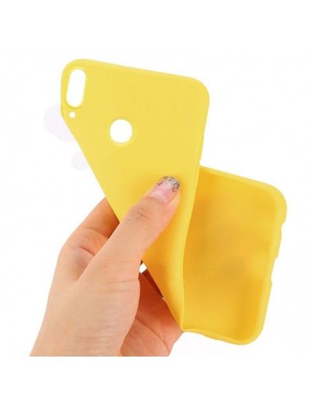 Funda gel TPU Huawei Y7 (2019) amarilla