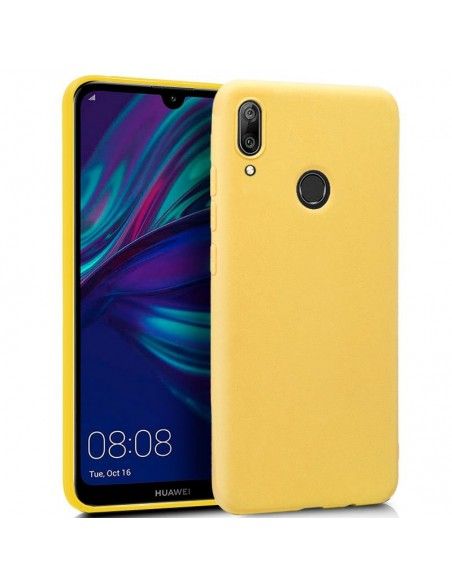 Funda gel TPU Huawei Y7 (2019) amarilla