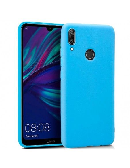 Funda gel TPU Huawei Y7 (2019) celeste