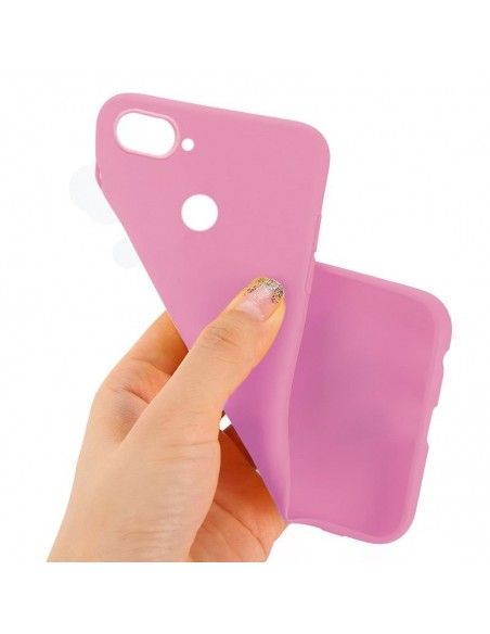 Funda gel TPU Xiaomi Mi 8 Lite rosa